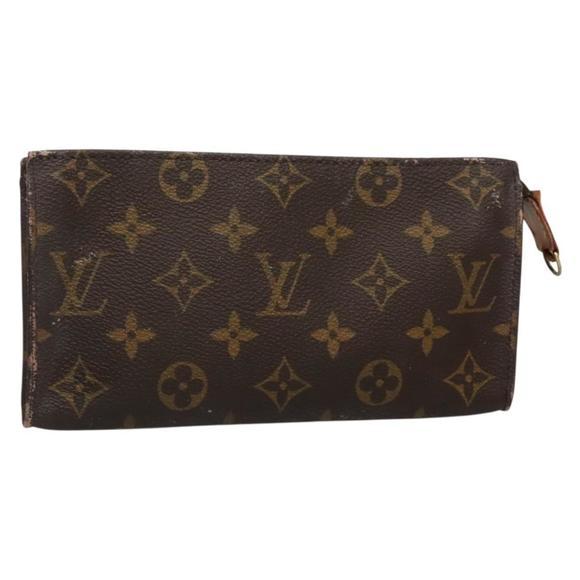 LOUIS VUITTON Monogram Bucket GM Accessory Pouch LV Auth 134564 - Picture 1 of 16